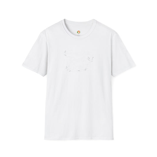 Breathe Reset Grow — Subtle Invisible Design Tee