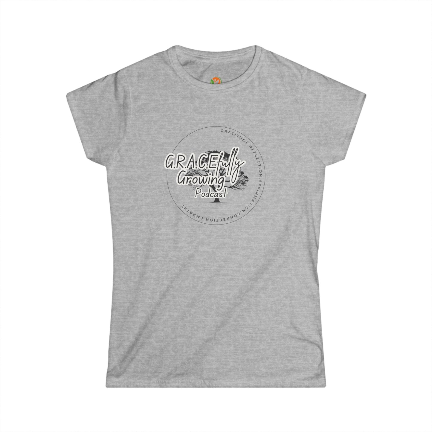 Women's Tee - GRACEfully Growing Podcast Design
