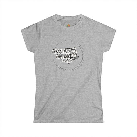 Women's Tee - GRACEfully Growing Podcast Design