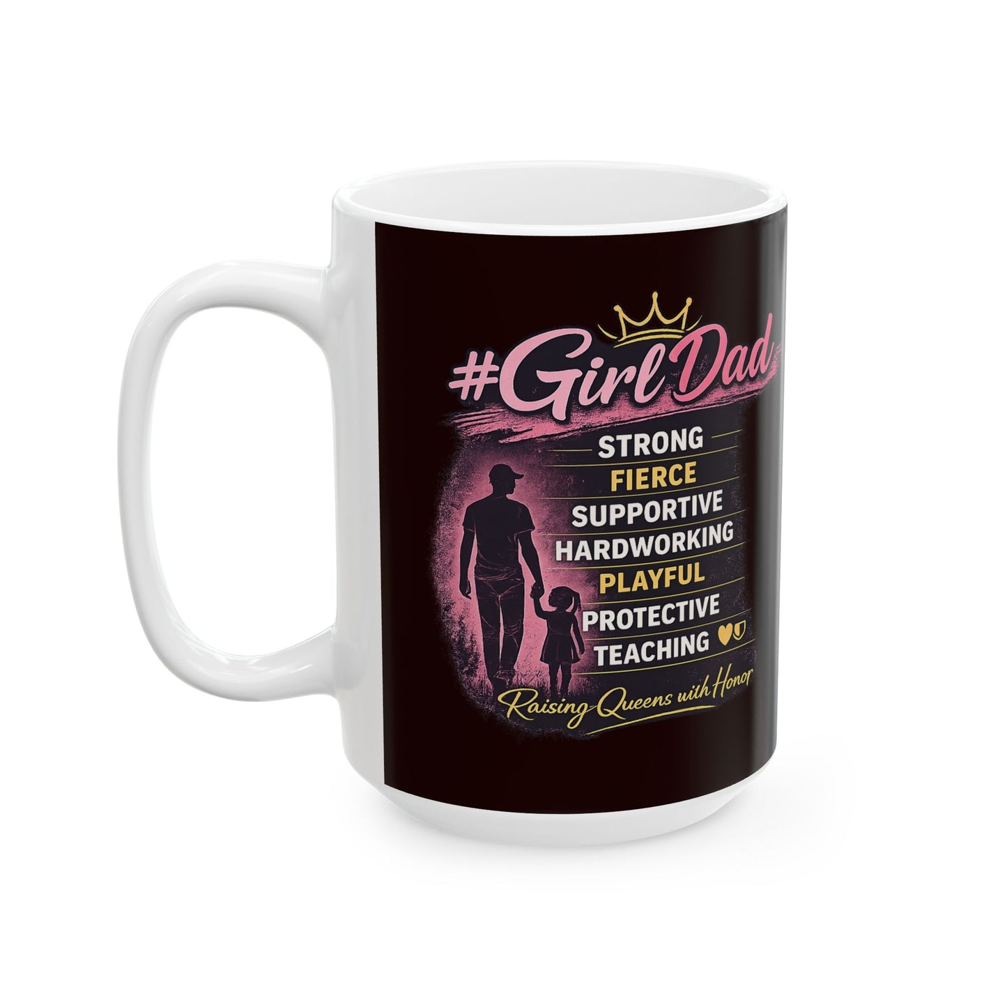 #BestDad Ever Ceramic Mug — Fathers Day Tribute Coffee Cup (11oz & 15oz)
