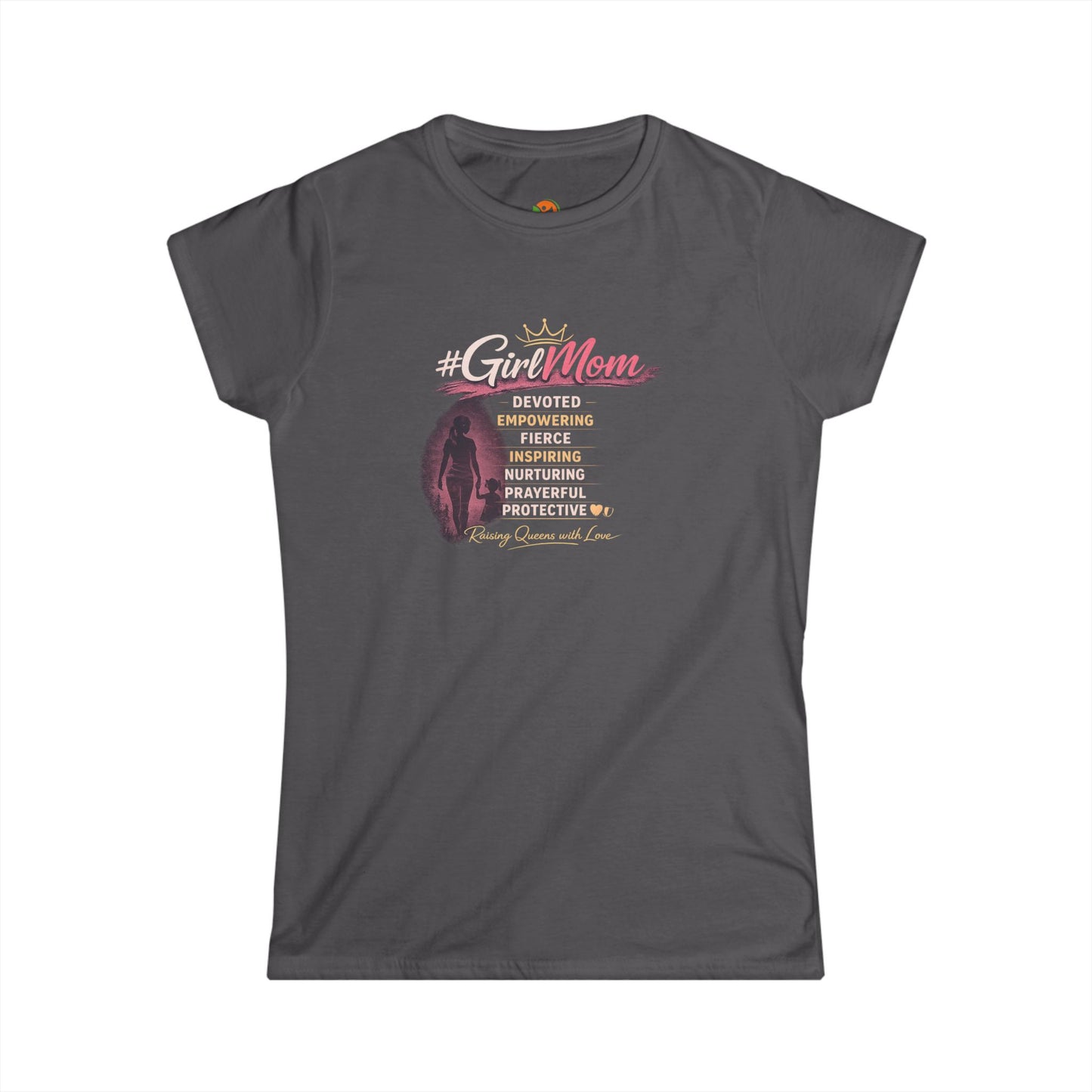 #Girl Mom Vintage Floral Tee — Mother's Day Gift