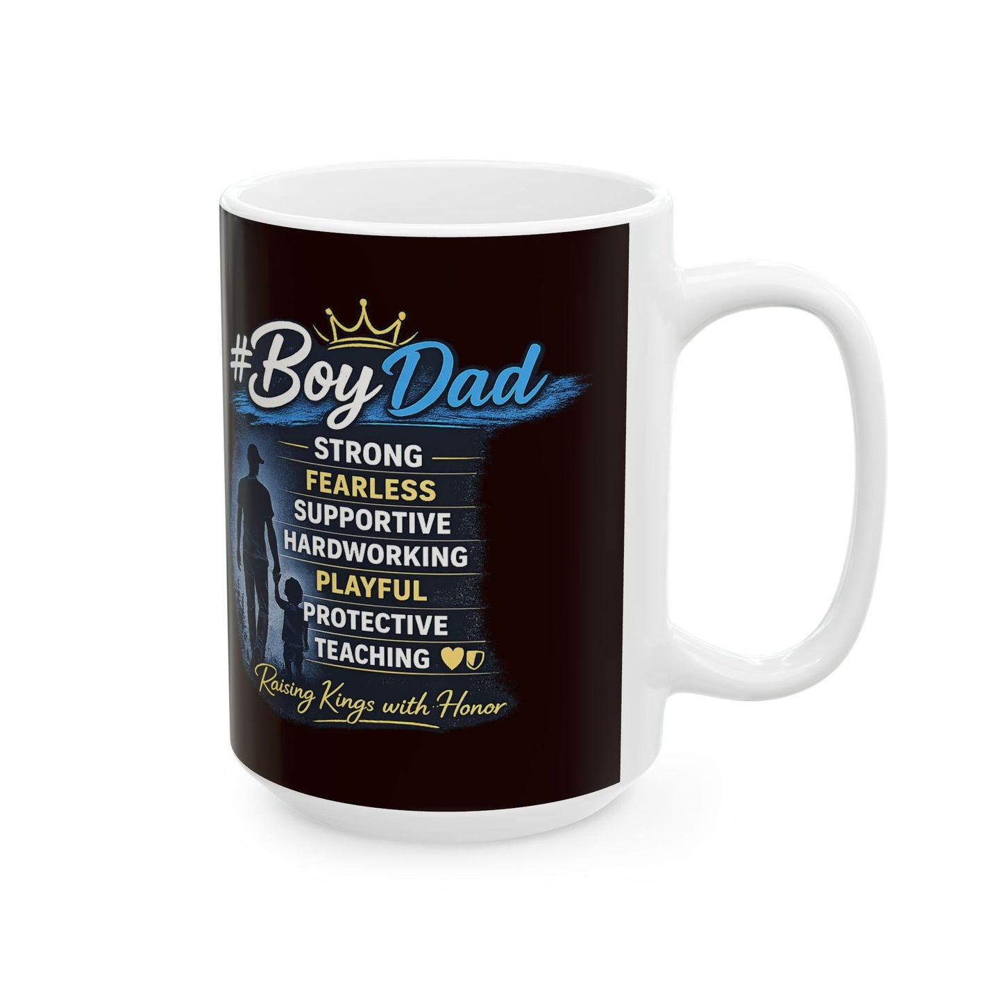 #BestDad Ever Ceramic Mug — Fathers Day Tribute Coffee Cup (11oz & 15oz)