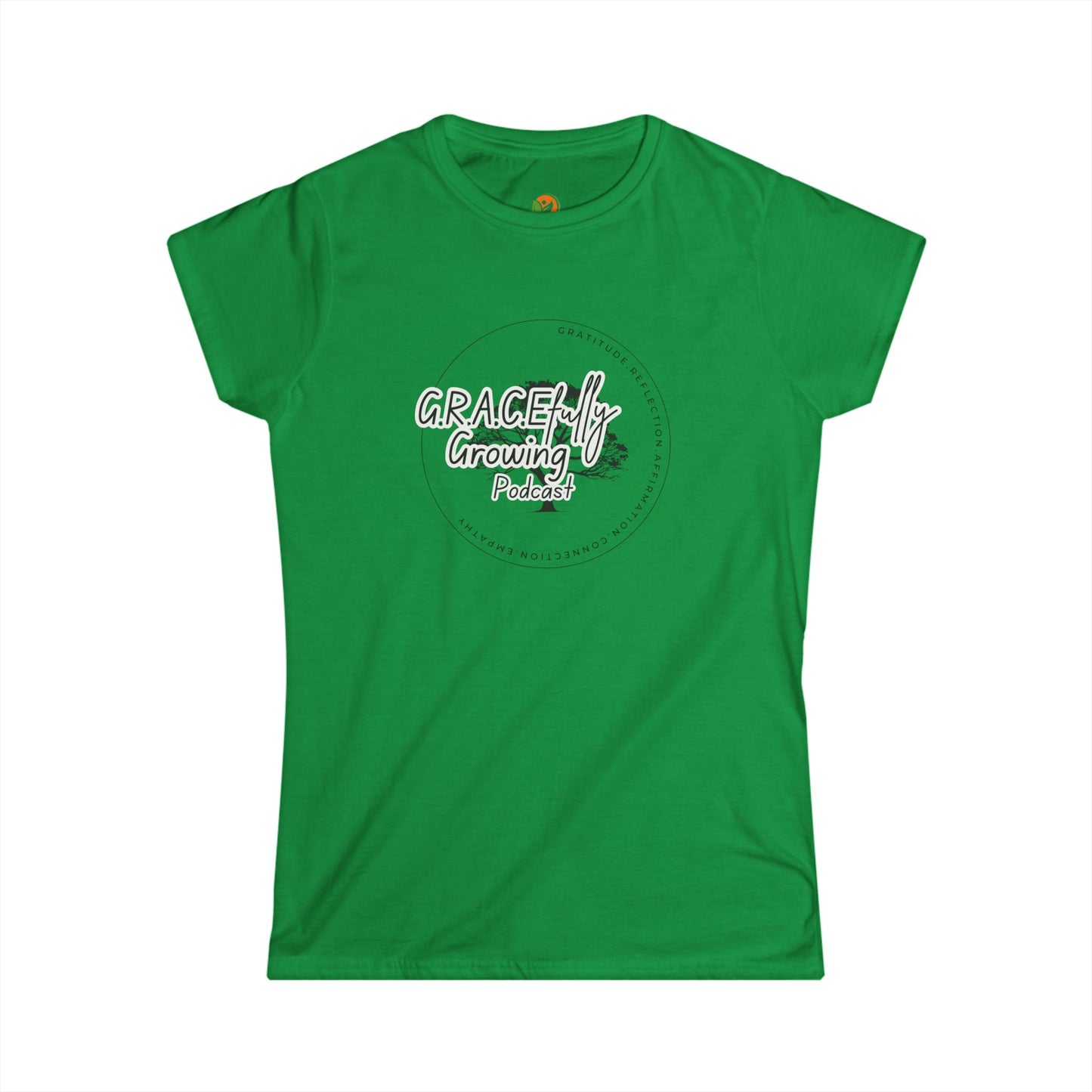 Women's Tee - GRACEfully Growing Podcast Design