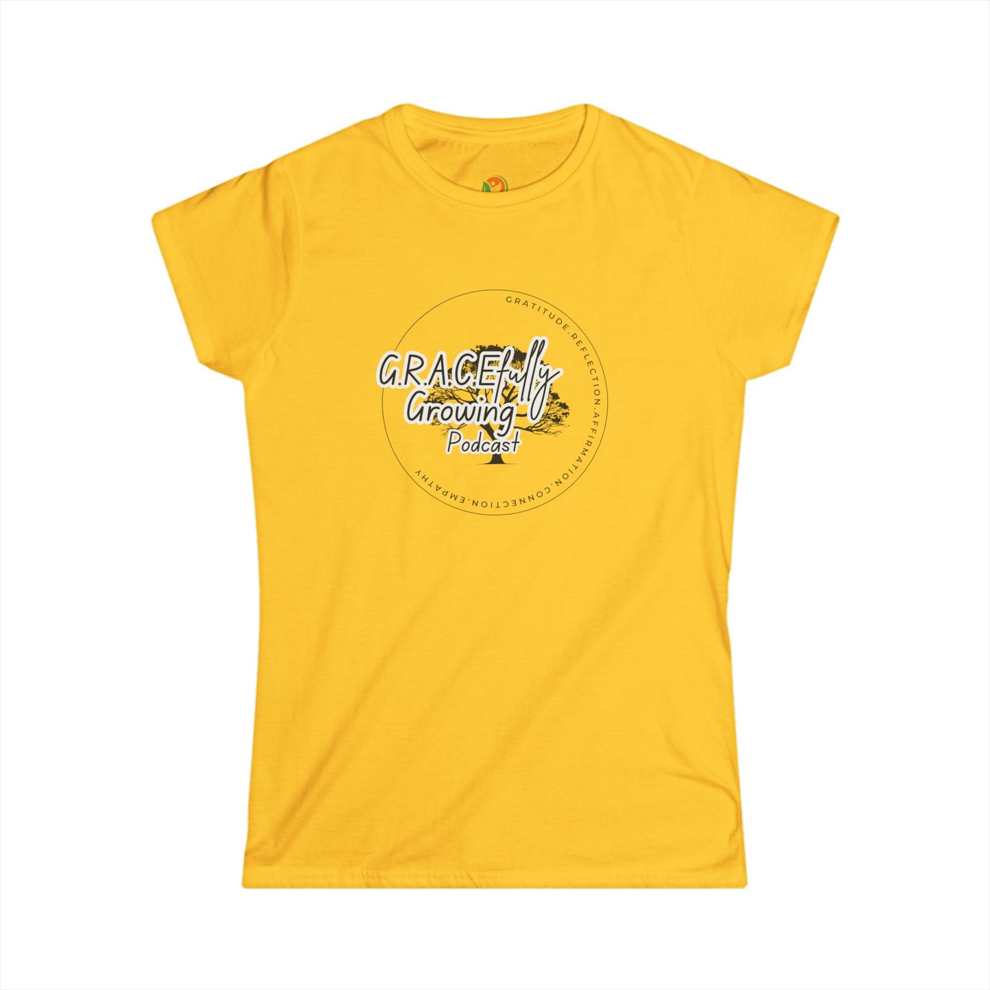 Women's Tee - GRACEfully Growing Podcast Design