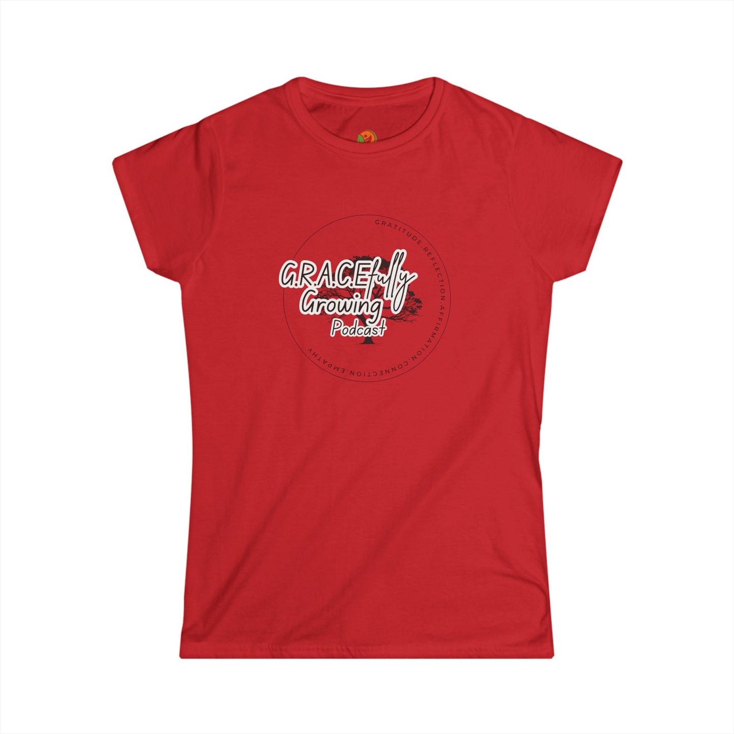 Women's Tee - GRACEfully Growing Podcast Design