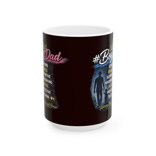 #BestDad Ever Ceramic Mug — Fathers Day Tribute Coffee Cup (11oz & 15oz)